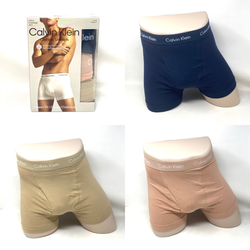 💖MEGA SALE💖Calvin Klein Men’s Underwear 3 Pack Rose Cotton Stretch NB2615921